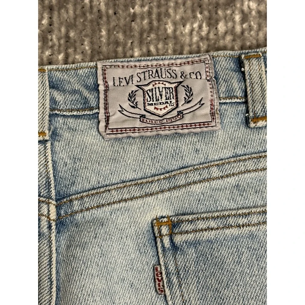 Vintage Levi Strauss Co Mens Silver Medal Jeans 36x28 Blue Denim Classic Fit